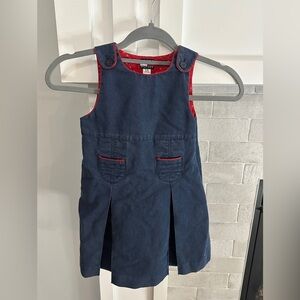Tommy Hilfiger Navy Blue pleated Dress
